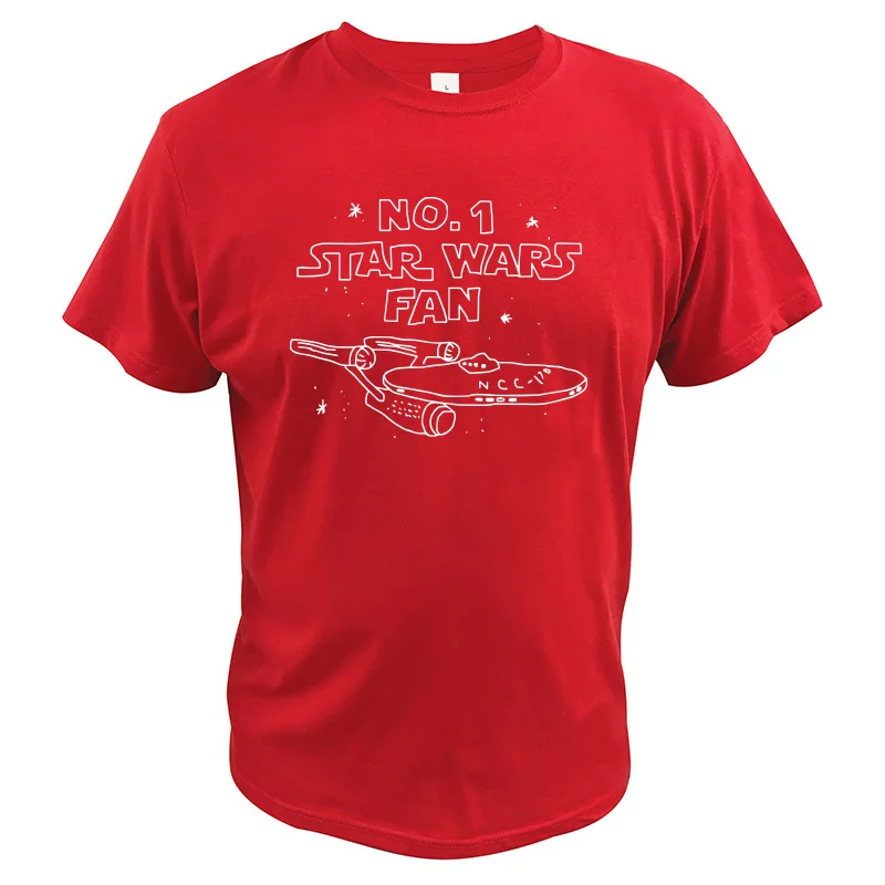 Star Trek U.S.S. Предприятие NCC-1701 D футболка Звездные войны#1 вентилятор Футболка Винтаж хлопок крутые европейские размеры футболки - Цвет: Красный