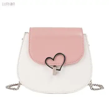 

Crossbody Bag For Girls Fashion Women Shoulder Bag Designer Brand Chain Strap Circular Handbags Simple Ladies Messenger Bag