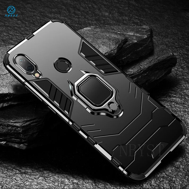 

For Redmi K20 Armor Magnetic Shockproof Car Ring Case For Redmi Note7 6Pro 5 Silicone Case For Redmi K20 Redmi GO Redmi S2 Coque