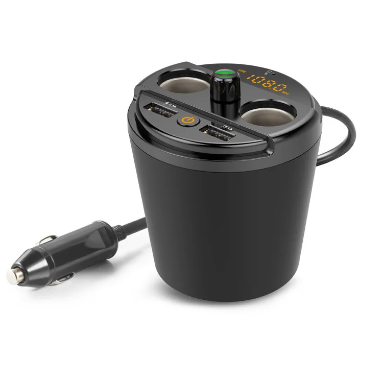 black 401e держатель чашки автомобильный fm-передатчик Bluetooth Автомобильный MP3-плеер радио трансмиссор аудио fm-модулятор зарядное устройство usb-комплекты - Формат цифровых медиаданных: black