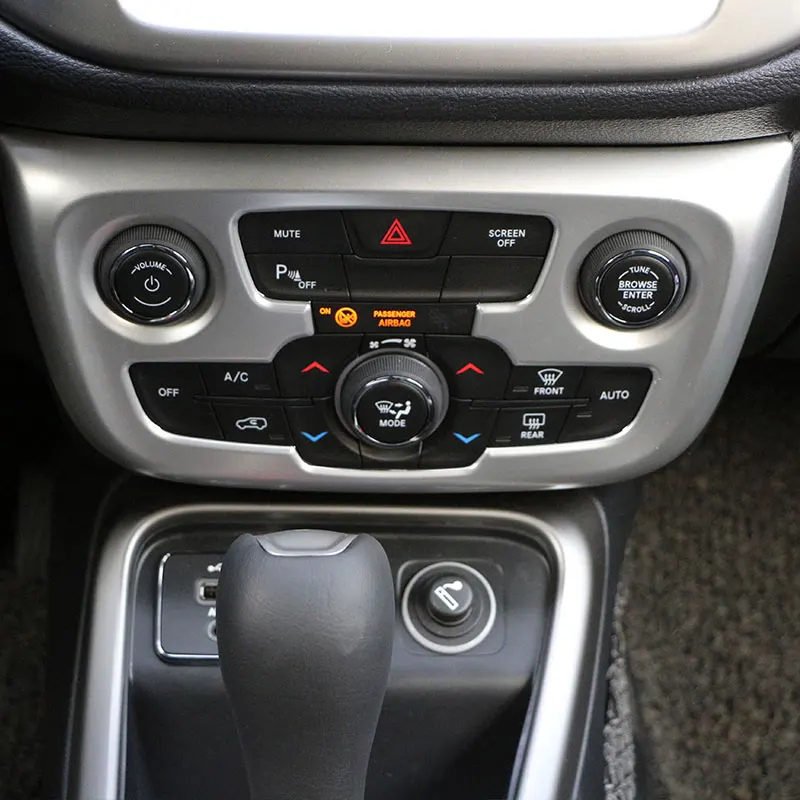 Средняя консоль CD панель накладка для Jeep Новый компас 2017 2018 автомобильные