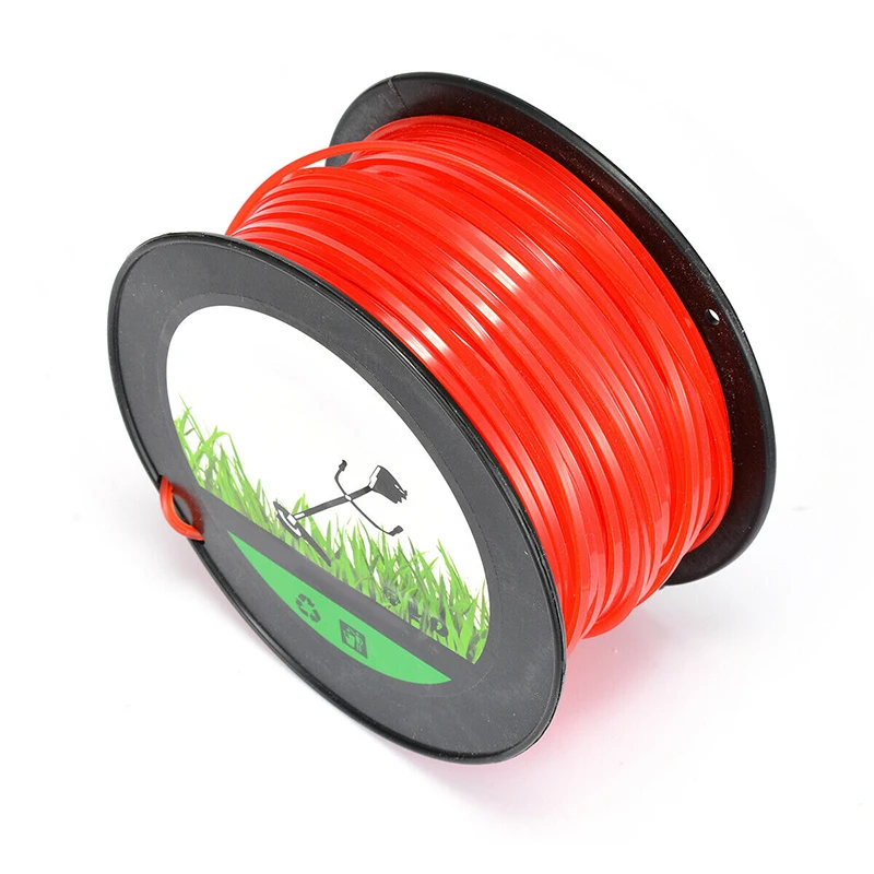 #Best 1 X Trimmer Cord Wire Fit For STIHL Red Nylon Length 50m Thickness 2.7mm Easy To Replace And Install