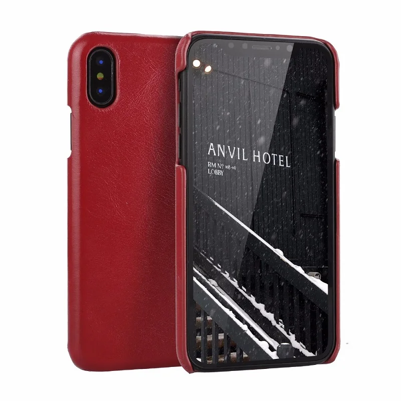 Роскошный чехол из натуральной кожи для iPhone XS Max XR X Тонкий Простой чехол для телефона для iPhone 6 6S 7 8 Plus 11 Pro Max Coque
