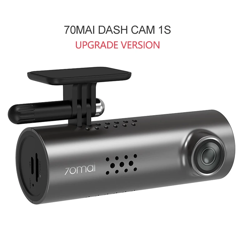 70mai Dash Cam 1s Xiaomi 70mai Автомобильный видеорегистратор Камера с голосовым управлением 1080P HD Dash Cam Wifi ночное видение 130 широкоугольная Автомобильная камера видео рекордер g-сенсор - Название цвета: 70mai Dash Cam 1s