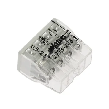 

10pcs Germany original wire connector terminal 0.5-2.5 square 2273-208 8-holes