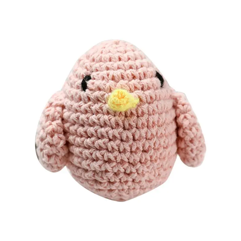 

Handmade Crochet Cotton Bird DIY Baby Pacifier Chain Accessories Infant Teether X5XE