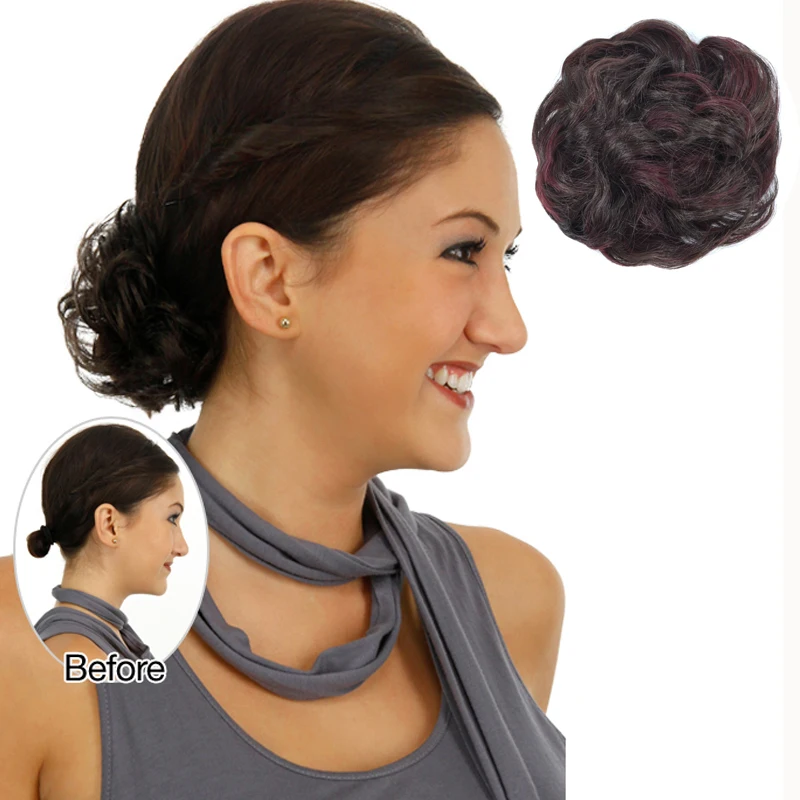 Новинка 2021 модный дизайн женские волнистые кудрявые пучок волос синтетические