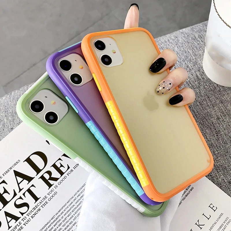 SUYACS однотонный чехол для телефона iPhone 11 Pro Max XS XR X 7 8 Plus мягкая ТПУ задняя крышка с