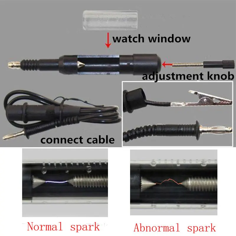 Beyisi автомобиль Искровой Тестер автомеханическая катушка зажигания детектор провод к свече зажигания диагностическая система автомобильные аксессуары