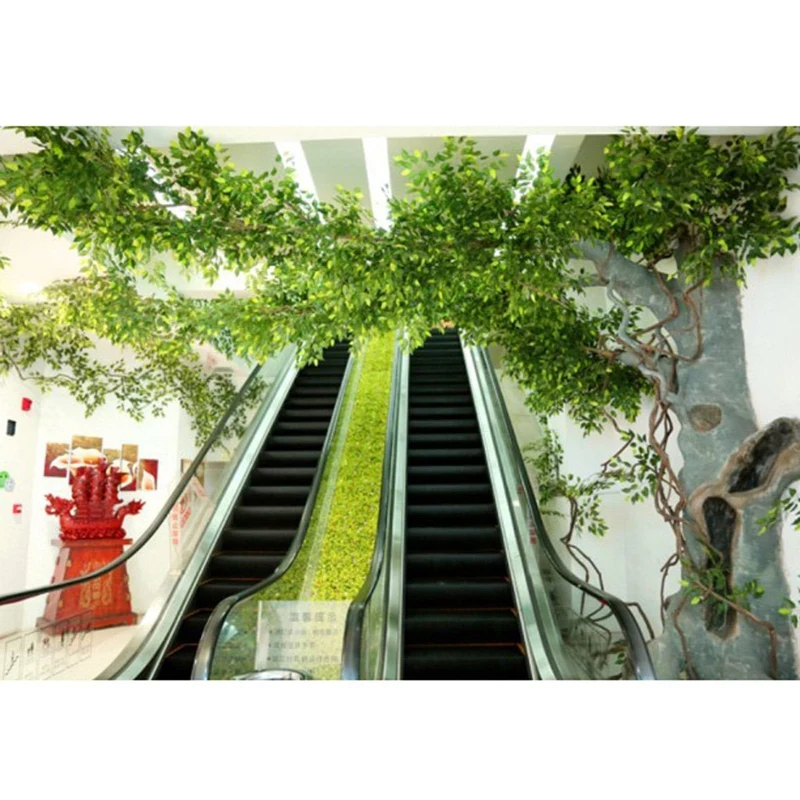 2Pc 60X40cm Artificial Meadow Artificial Grass Wall Panel for Wedding or Home Decorations- 5 Style& Green B