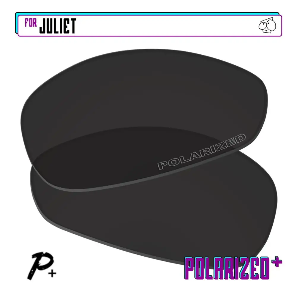 Ezreplace Polarized Replacement Lenses For - Oakley Juliet Sunglasses - Black P Plus