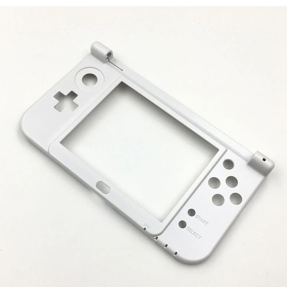 5 шт. для новых 3DS LL чехол для корпуса Новинка Verison для nintendo new 3dsll XL запасная петля часть черная Нижняя средняя оболочка - Цвет: white