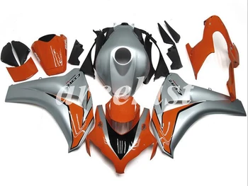 

New ABS Injection Mold Motorcycle Fairings Kit Fit For Honda CBR1000RR 08 09 10 11 2008 - 2011 body set Orange Silver