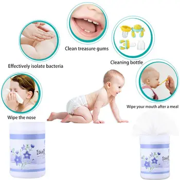 

100 pcs Disposable Disinfection Wipes Portable Sterilization Antibacterial Pad