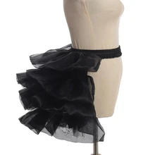 Женская Регулируемая суета Юбка Лолита юбка-пачка для вечеринки Бурлеск пачка хвост юбка