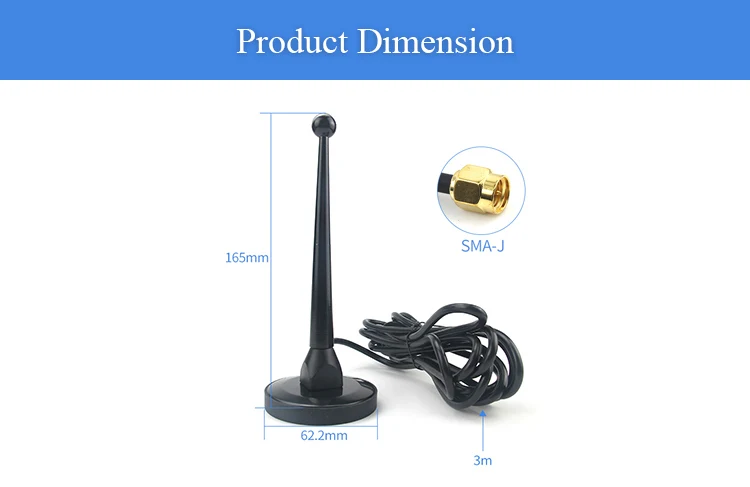 4G антенна lte SMA-J с высоким коэффициентом усиления 6dbi Магнитная база 3 м питатель внешний кабель всенаправленная Wifi антенна