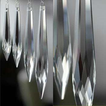 

38mm-100mm all size crystal icicle drop 1 piece