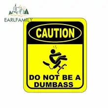 ^#Cheap EARLFAMILY 13cm x 11.1cm for Caution Do Not Be A Dumbass Sign Car Stickers Vinyl Sunscreen RV VAN JDM Car Accessories Graphics ^#Cheap EARLFAMILY 13cm x 11.1cm for Caution Do Not Be A Dumbass Sign Car Stickers Vinyl Sunscreen RV VAN JDM Car Accessories Graphics