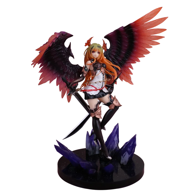 В наличии игра Аниме Kotobukiya ярость бахамута Темный ангел Оливия Ани статуя 29 см