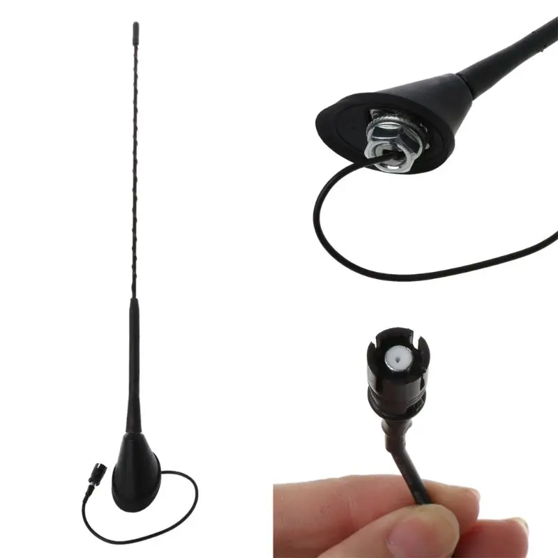 

Universal Car Roof Radio Antenna Signal Amplifier FM/AM Aerials Auto Accessories U1JF