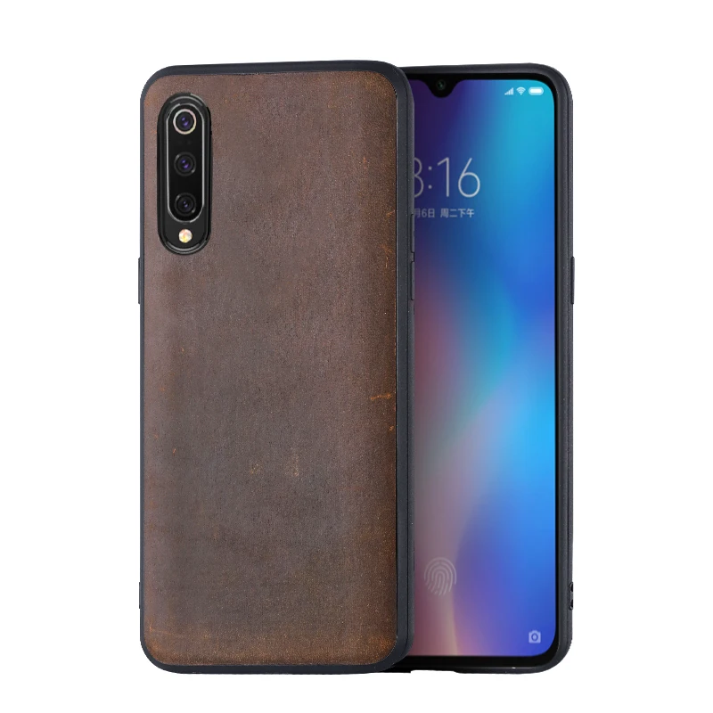 Чехол для Xiaomi mi 8 9 9se 9T A1 A2 A3 Lite из воловьей кожи для Max 3 mi x 2s 3 Red mi 6 7 7a Red mi Note 5 6 7 Pro Crazy Horse