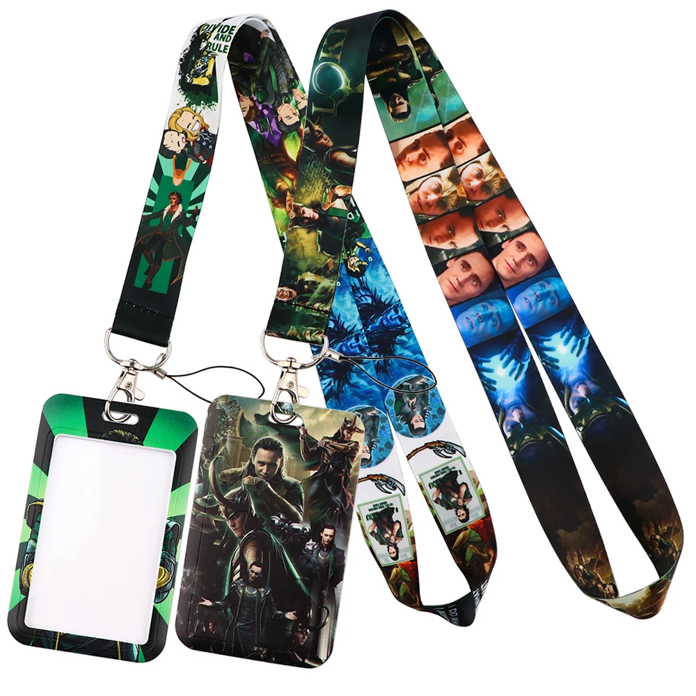 DZ2435 Loki Lanyard For Keychain ID Card Cover Pass student Mobile