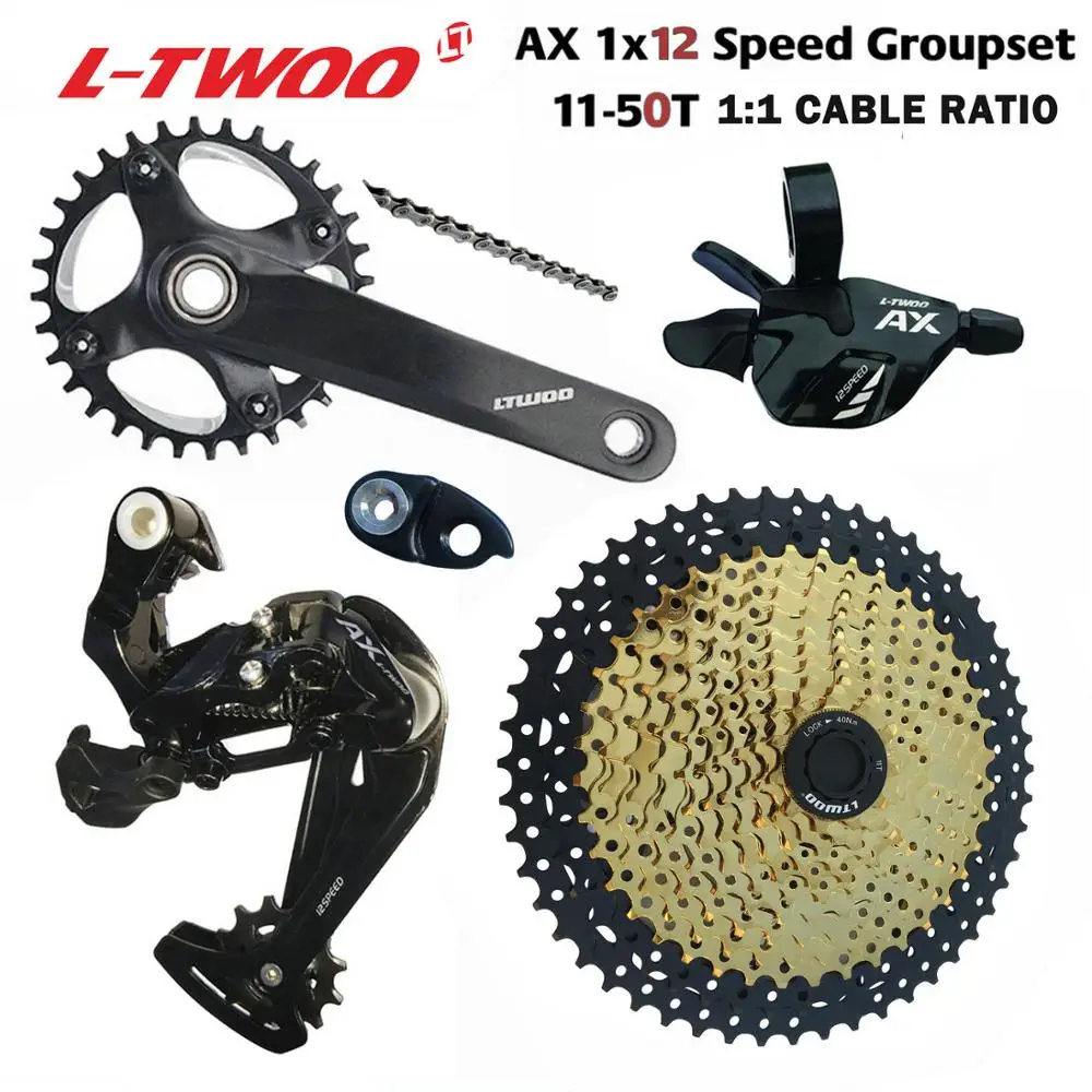 LTWOO Groupset AX12 скоростной механизм переключения передач кассета заднего