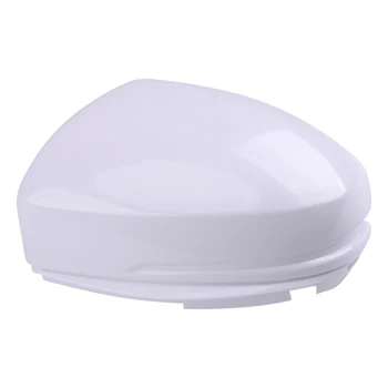 

White ABS Car Left Side Rearview Wing Door Mirror Cover Cap Housing Fit for Honda Fit Jazz 2014 2015 2016 2017 2018