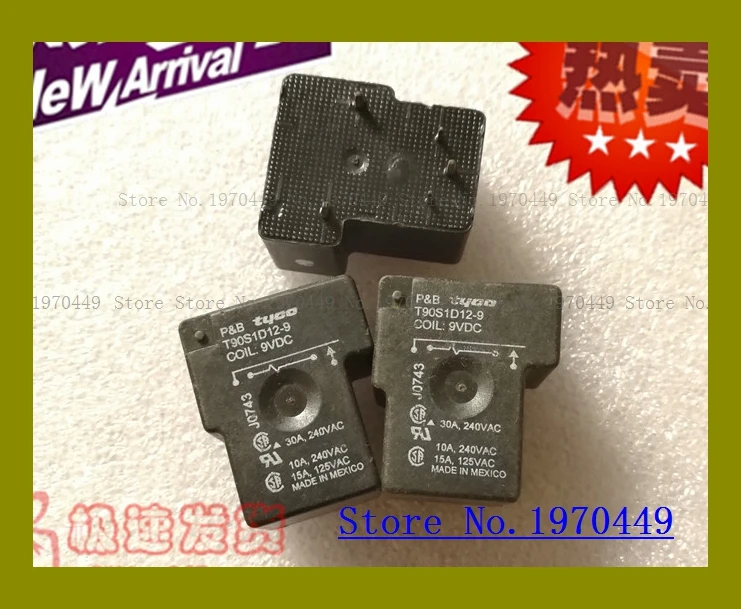 T90S1D12-9 30A 9VDC T9AS1D12-9 T90