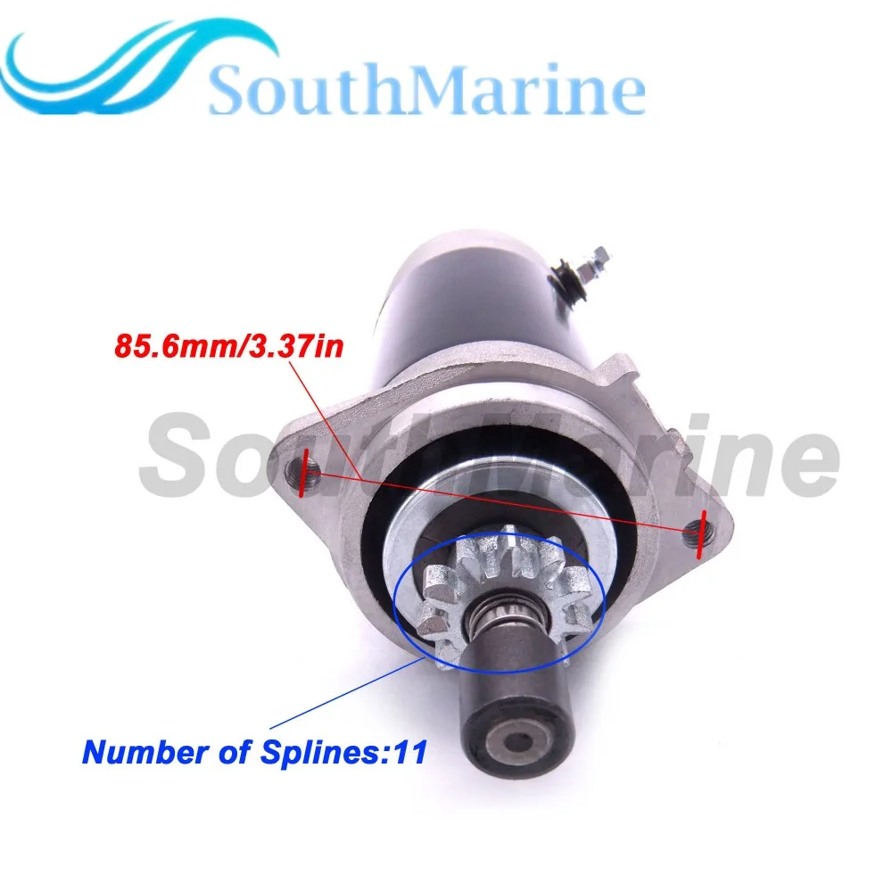 Boat Motor 50-814980M 50-96359M 50-97693M Starter Motor for Mercury Marine 25HP 30HP 40HP Outboard Engine