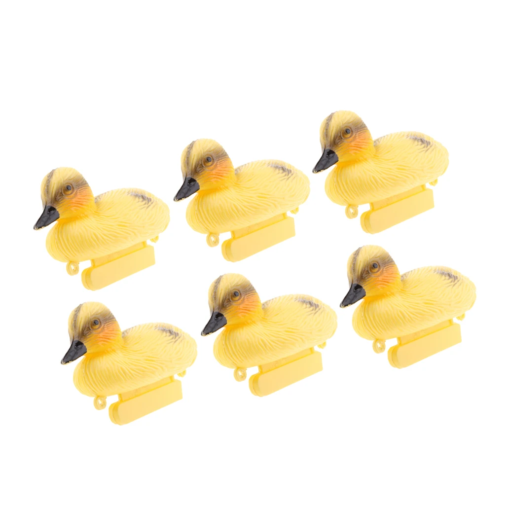 6X Floating Duck Ducklings Fish Pond Ornament Plastic Decoy Mallard Lifesize 6X Floating Duck Ducklings Fish Pond Ornament Plastic Decoy Mallard Lifesize