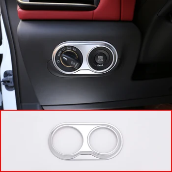 

ABS Chrome Headlight Switch Frame Cover Trim For Maserati Lavante 2016 1pc Car Styling