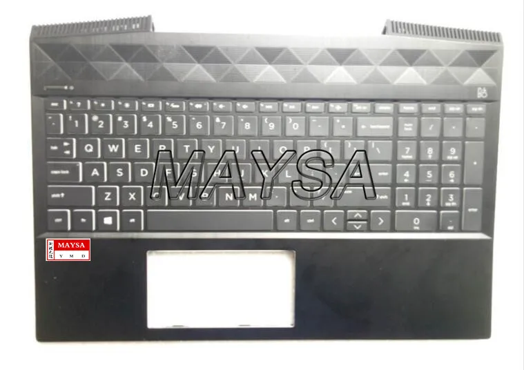  keyboard for HP Pavilion GAMING 15-CX PC with green backlight / white backlight