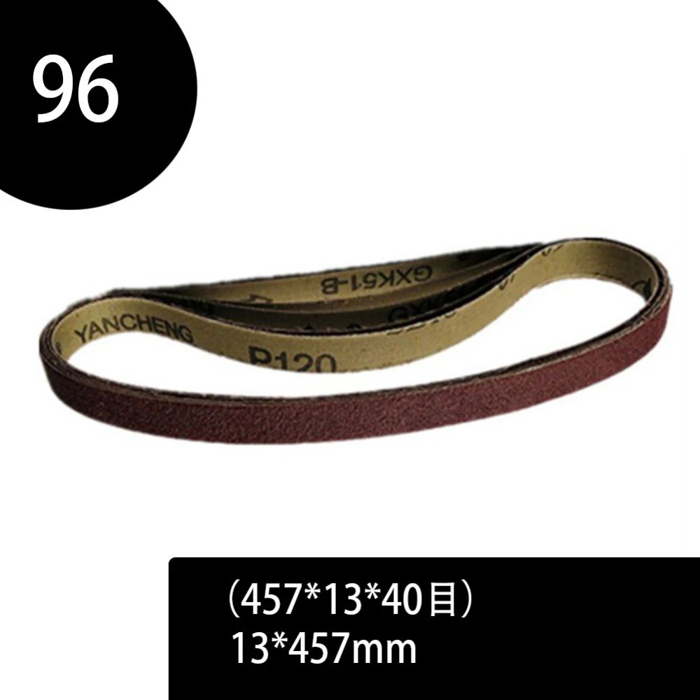 96pcs 13 x 457 mm Fabric Sanding Belts Dremel Abrasive Tool 40-240 Grits Sandpaper Abrasive Bands for Sander Power Rotary Tools 96pcs 13 x 457 mm Fabric Sanding Belts Dremel Abrasive Tool 40-240 Grits Sandpaper Abrasive Bands for Sander Power Rotary Tools