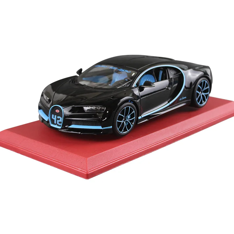 Bburago 1:18 Bugatti chiron спортивный автомобиль брелок для автомобильных ключей