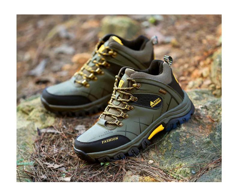 High Top Large Hiking Shoes among outdoor, survival, hiking, camping, cycling, mountaineering, and hunting gears7