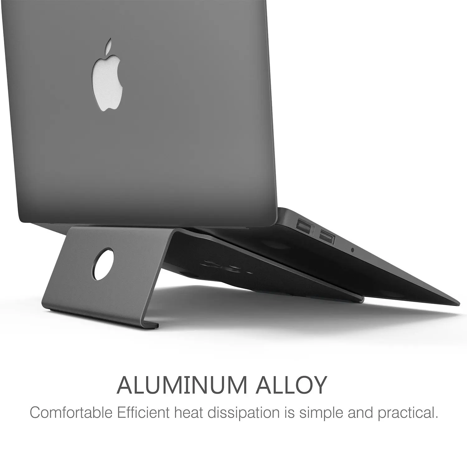 Алюминиевая Портативная подставка для ноутбука MacBook Air/Pro 13 15, iPad Pro 12,9, поверхность, Chromebook и 11-15 дюймовый держатель для ноутбука