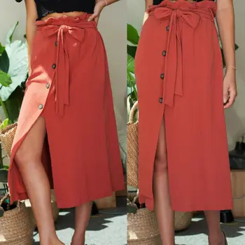 

Women Bodycon Bandage Evening Party Cocktail Club Spilt Skirt