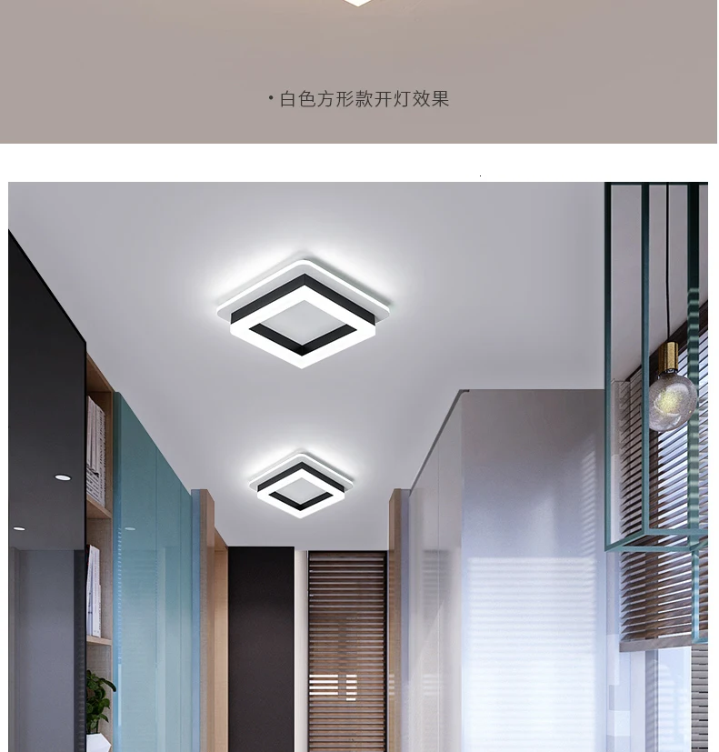Chandelierrec, современный AC85-265V светодиодный люстры, круглые квадратные низкие потолочные светильники для гостиной, детской спальни, домашнее освещение