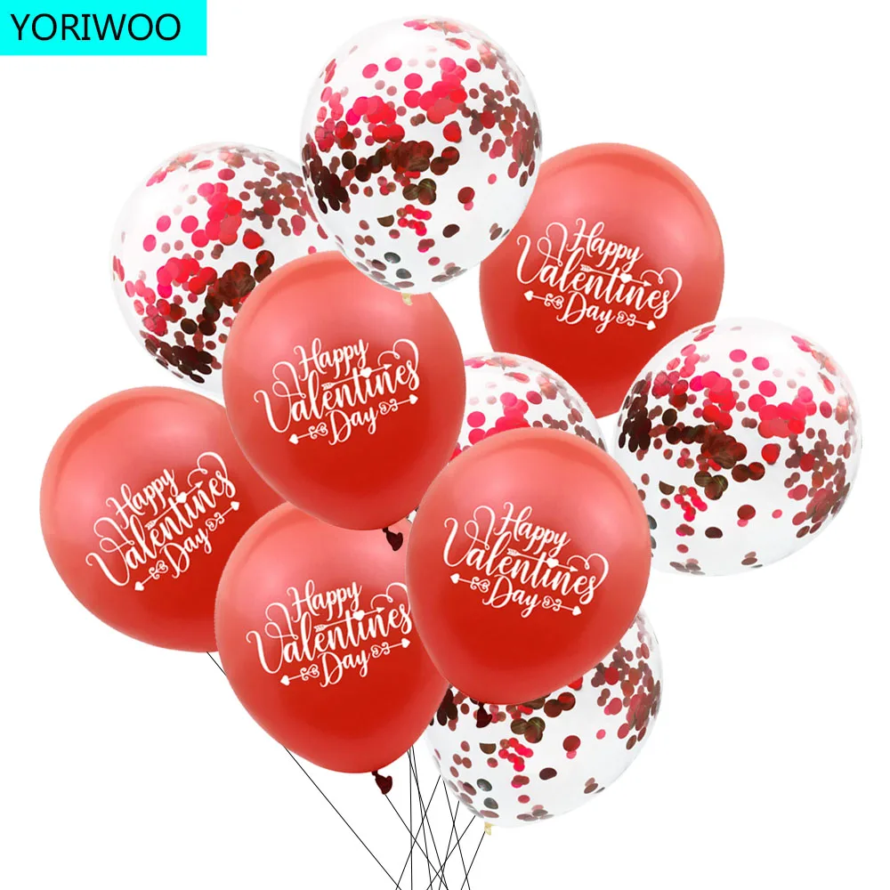 YORIWOO 10 шт. День Святого Валентина декор воздушный шар &quotКонфетти&quot латекс