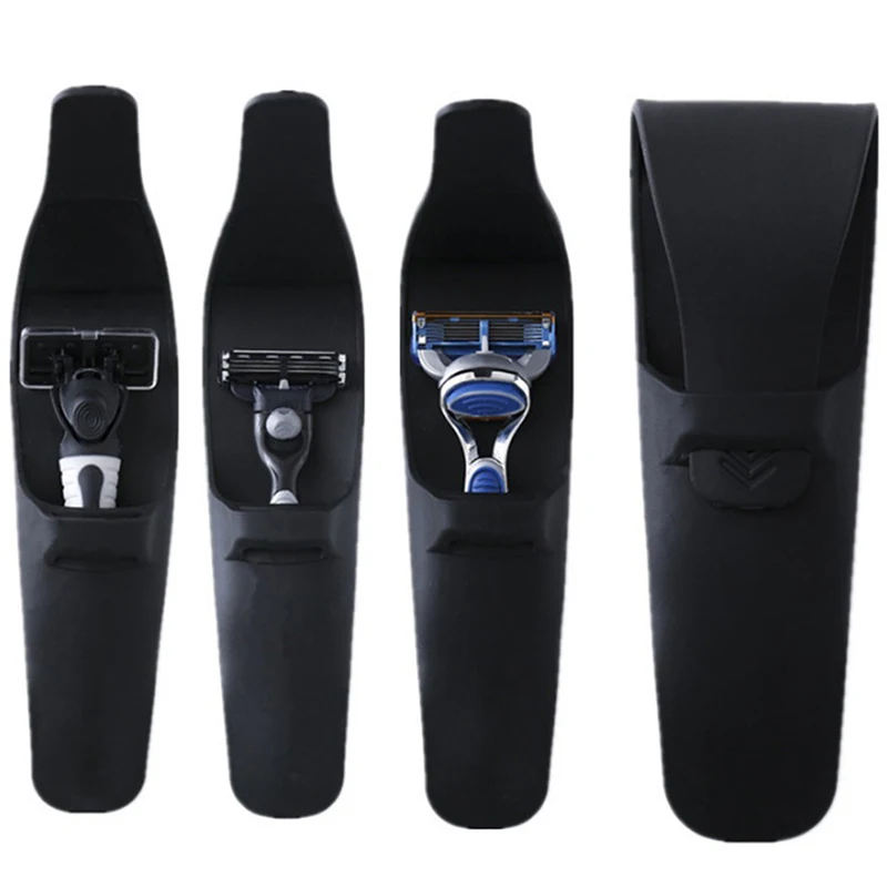 1pcSiliconeRazorCoverManualShaverProtectorShaveStorageCase