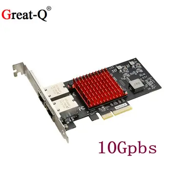 Günstige IntelX550 10G Ethernet PCI Express 3,0 Wireless Adapter 2,5G/5G/10G PCIE 3,0-x4 Netzwerk Karte 10Gbps Schnelle Übertragung Dongle