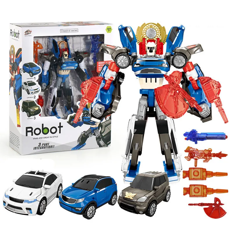 

3in1 Transformation Tobot Robot Toy Deformation Action Figure Merge Car Kids Birthday Gift Educational Cartoon Toys For Children