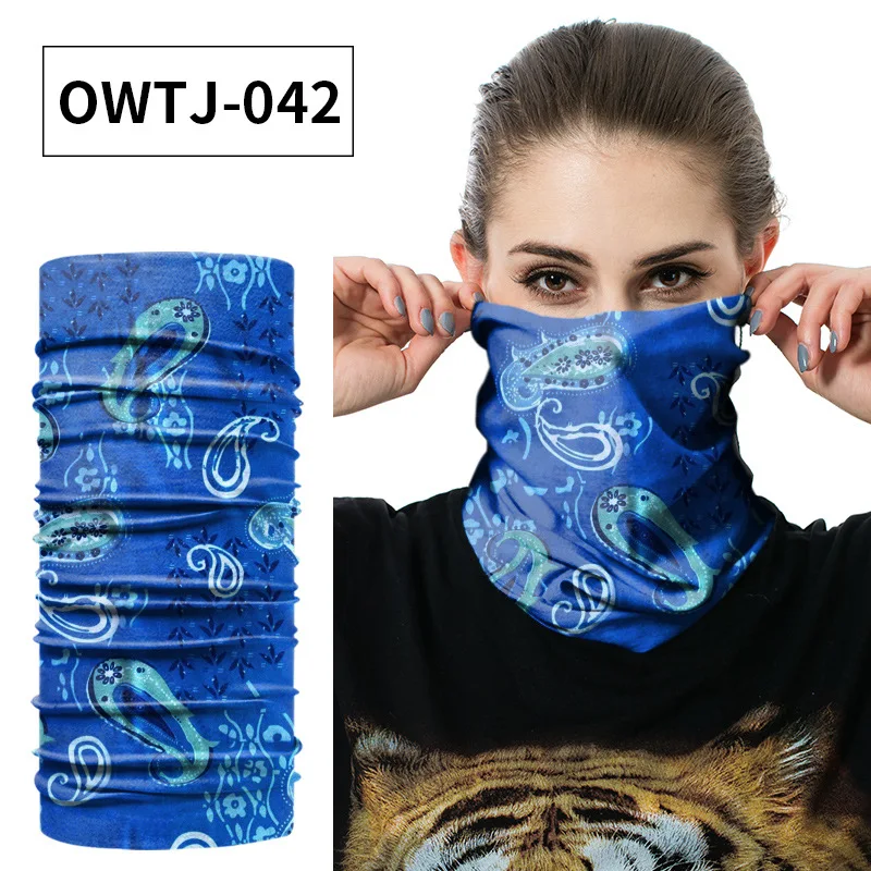 TJ042 JAMONT, Новинка лета, AN-UV, Череп, камуфляжный дизайн, банданы, шарф, отдел, маска для лица, шарфы, гетры для шеи - Цвет: TJ042