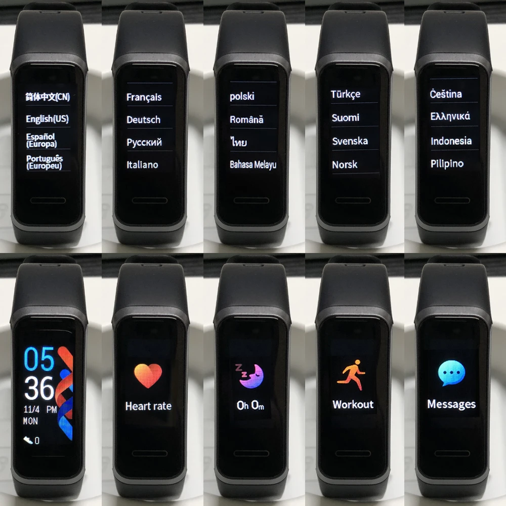 Смарт-часы huawei Band 4, глобальная версия, Смарт-часы, монитор сердечного ритма, новые часы с usb-разъемом, зарядка