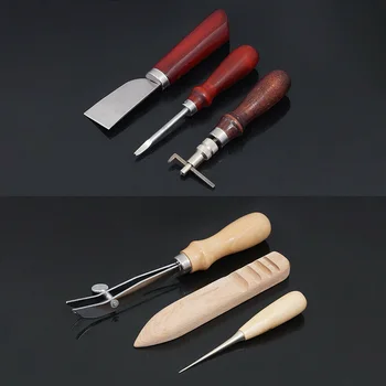 

Edge Cutter Leather Tools Groover Flat Stick Trimming Cutting Stamping