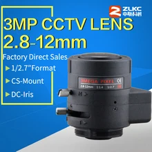 3,0 мегапиксельный варифокальный объектив cctv 2,8-12 мм CS Mount F1.4 для 720 P/960 H/1080 P/3MP/IP/Box Объектив камеры Авто DC iris