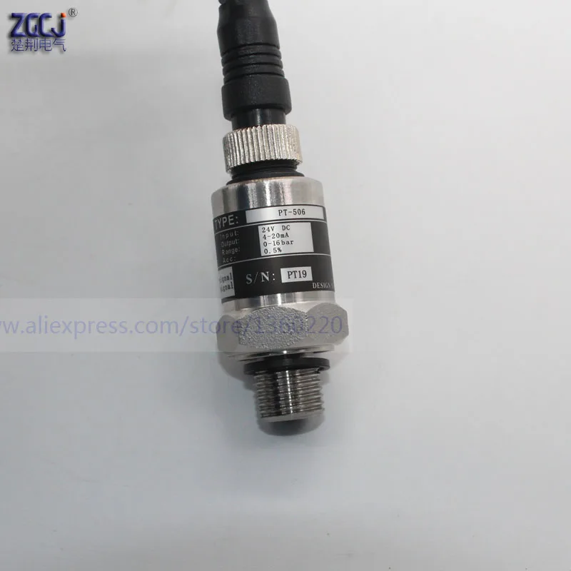 Pressure Sensor 4-20mA output 10bar,16bar,25bar ceramics pressure transmitter thread G1/4 Pump Inverter Water Booster pump pressure Sensor