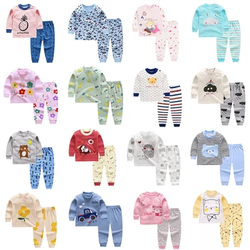 

Children Boy Sleepwear clothes for boy and girl Kids animals Children Baby Pajamas Infantil Pijamas For Kids Cotton Pyjamas boys
