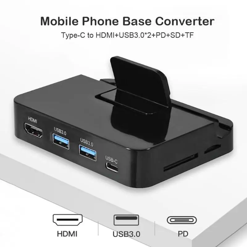 

USB Type C HUB Docking Station For Samsung S10 S9 Dex Pad Station USB-C to HDMI Dock Power Adapter For Huawei P30 P20 Pro